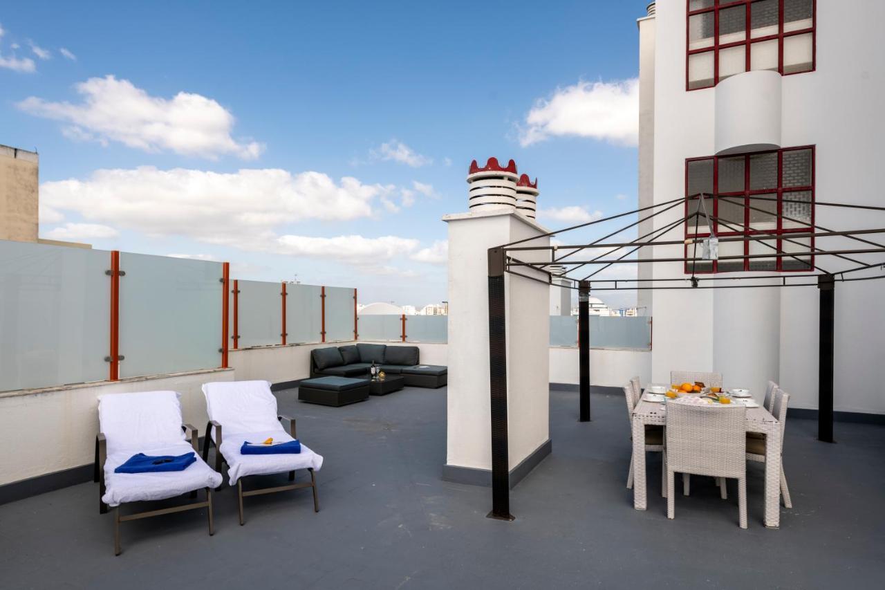 Appartement Luxueux 4 Pieces, Terrasse 120M2 Vue Mer Praia Da Rocha Portimão Exterior photo
